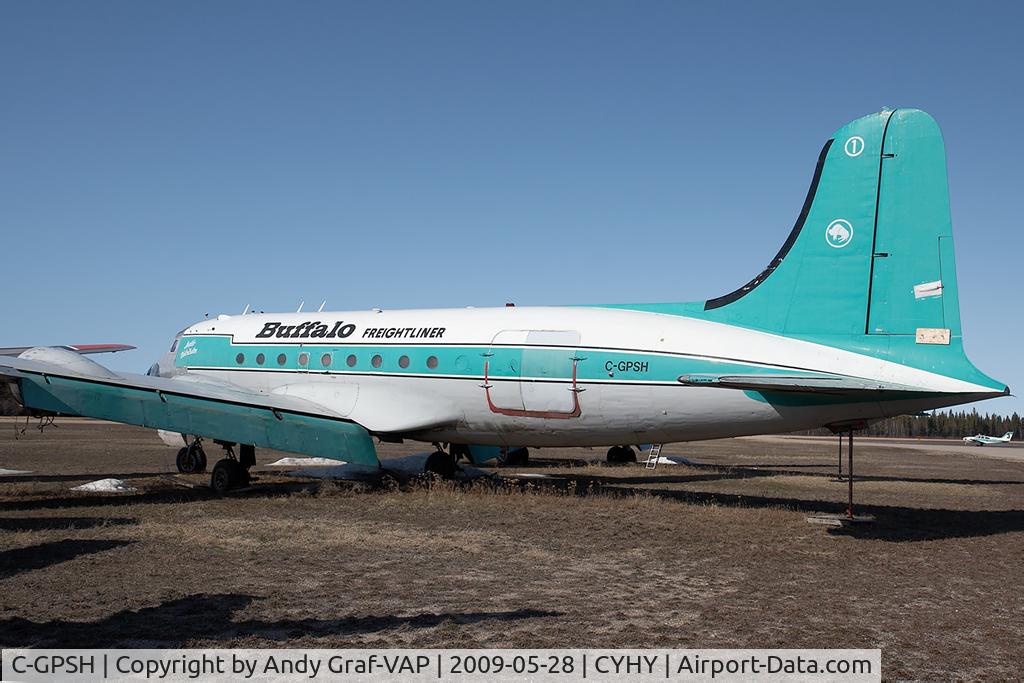 C-GPSH, 1944 Douglas C-54A Skymaster C/N 7458, Buffalo Airways DC4