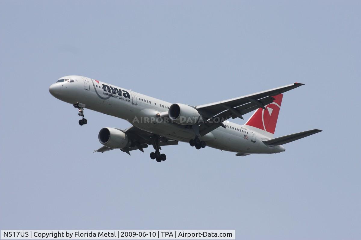 N517US, 1986 Boeing 757-251 C/N 23205, Northwest 757-200