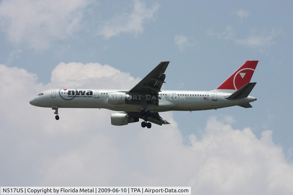 N517US, 1986 Boeing 757-251 C/N 23205, Northwest 757-200
