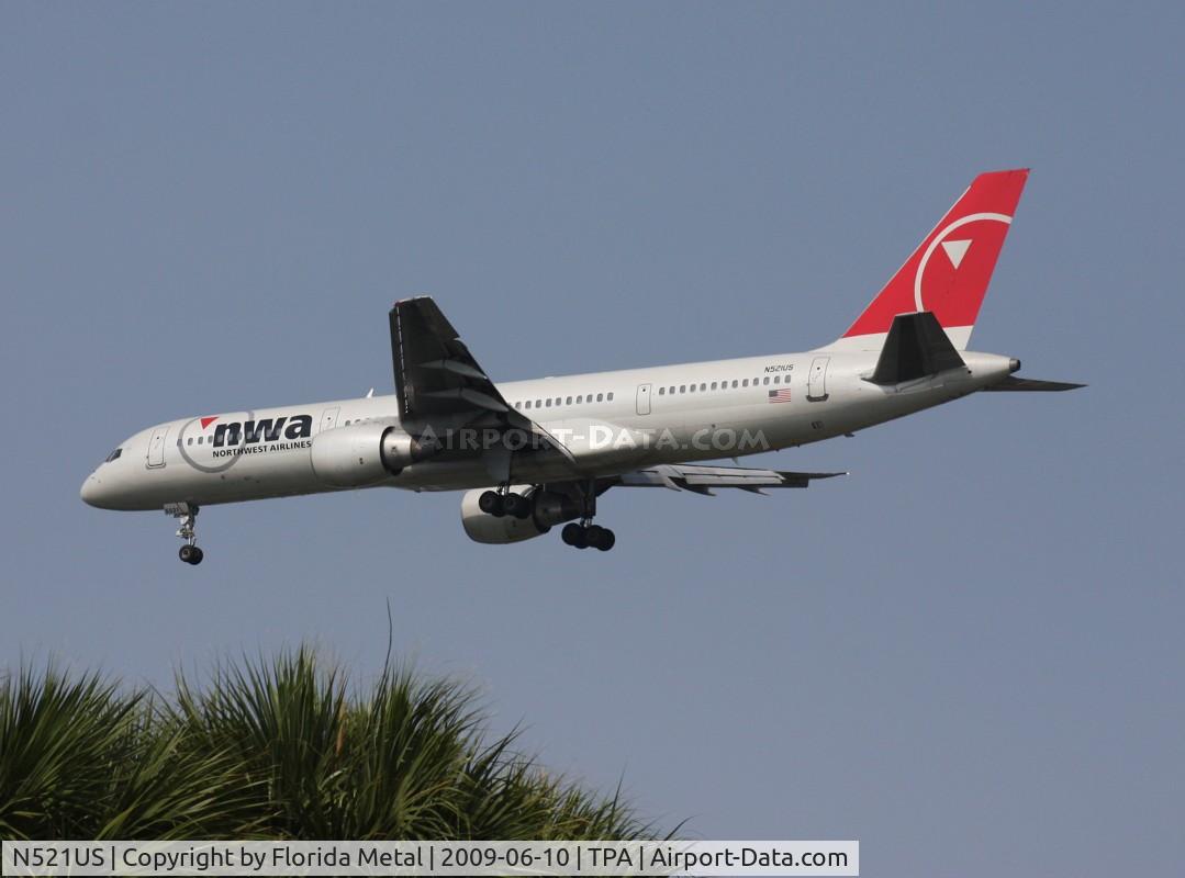 N521US, 1986 Boeing 757-251 C/N 23209, Northwest 757-200