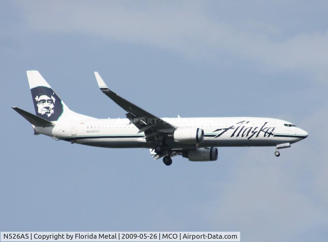 N526AS, 2009 Boeing 737-890 C/N 35196, Alaska 737-800