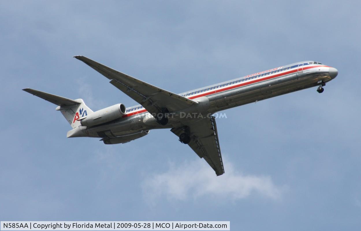 N585AA, 1991 McDonnell Douglas MD-82 (DC-9-82) C/N 53248, American MD-82