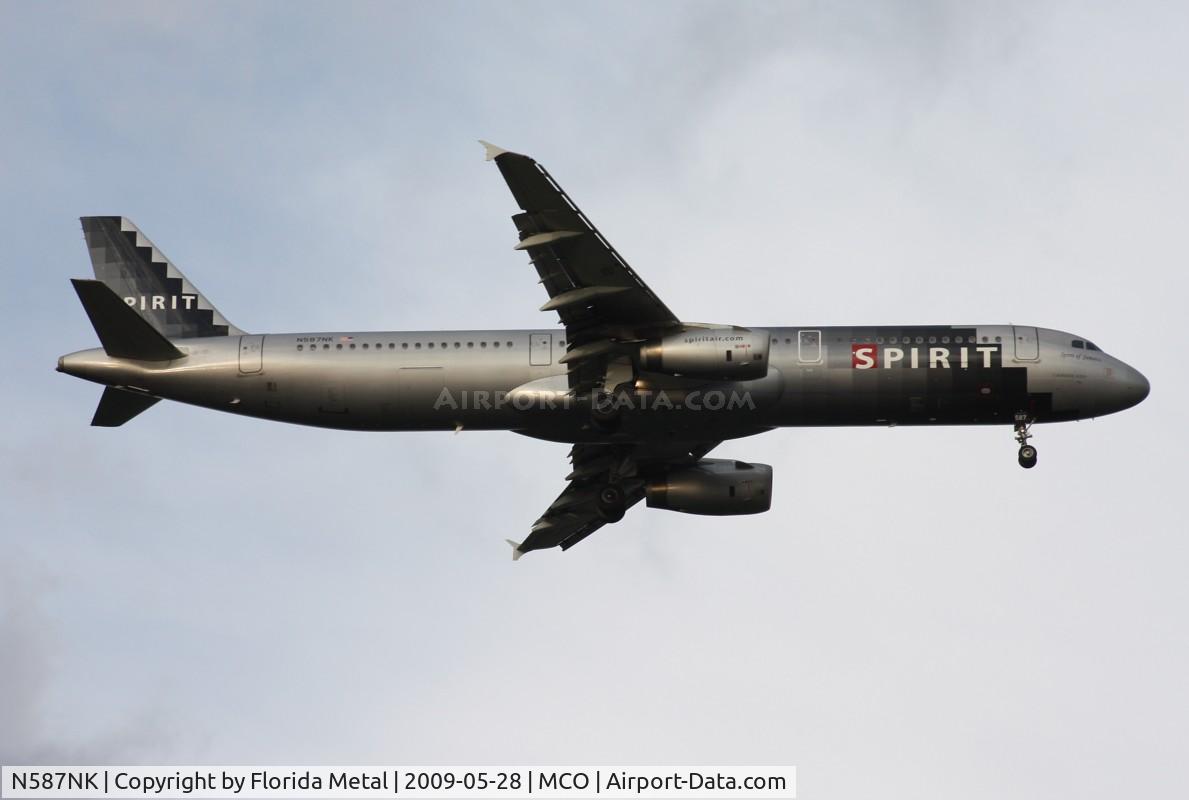 N587NK, 2005 Airbus A321-231 C/N 2476, Spirit A321