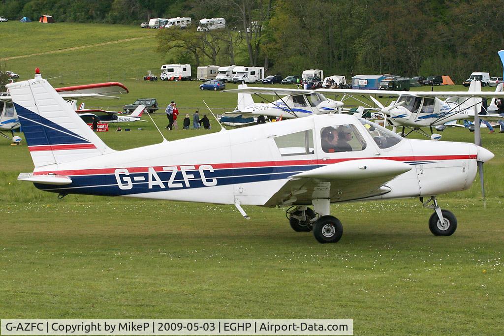 G-AZFC, 1971 Piper PA-28-140 Cherokee C/N 28-7125486, Taken during the 2009 Microlight Trade Fair.