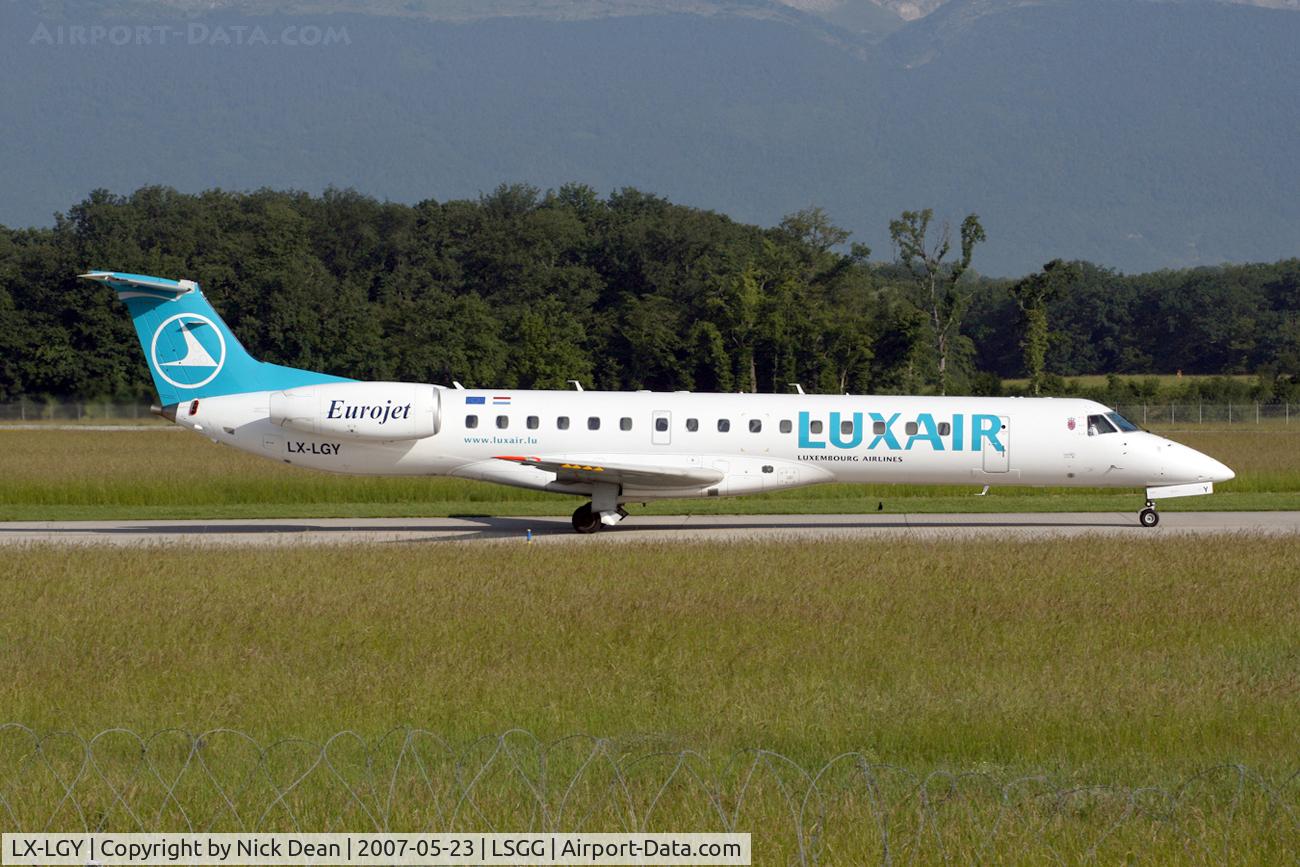LX-LGY, 2000 Embraer EMB-145LU (ERJ-145LU) C/N 145242, LSGG