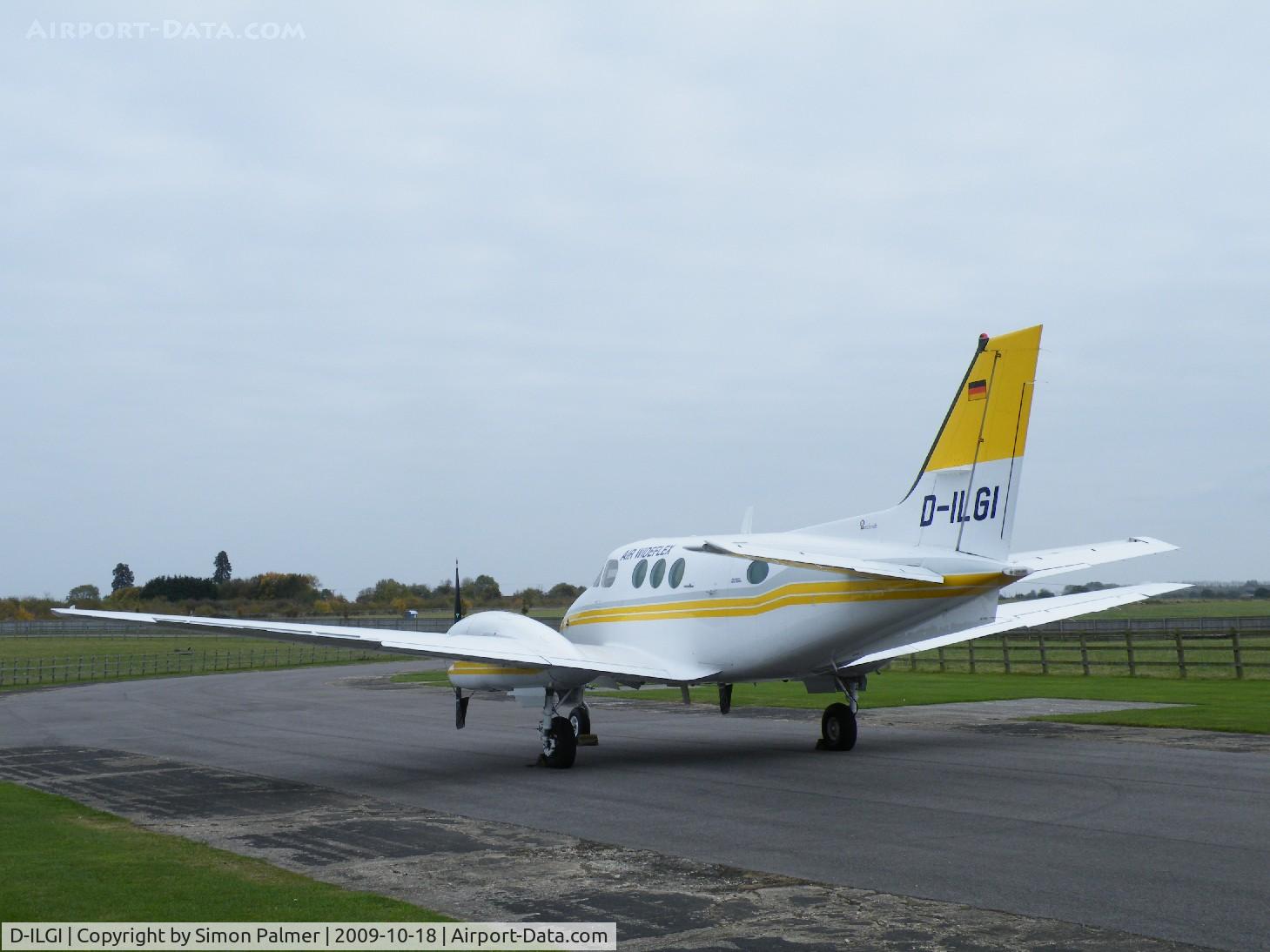 D-ILGI, 1984 Beech C90 King Air C/N LJ-1090, Beech King Air at Finmere airfield