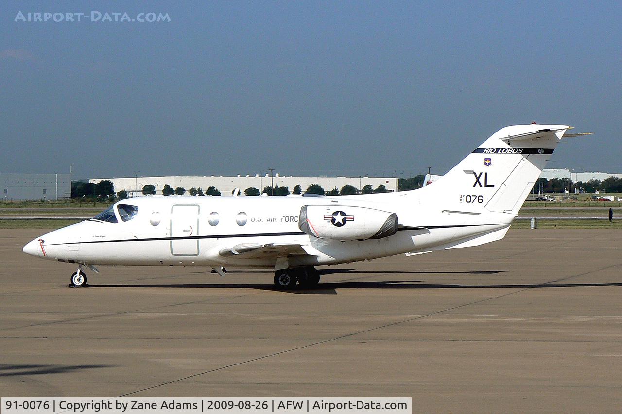 91-0076, 1991 Beechcraft T-1A Jayhawk C/N TT-17, USAF T-1A Jayhawk at Alliacne Ft. Worth