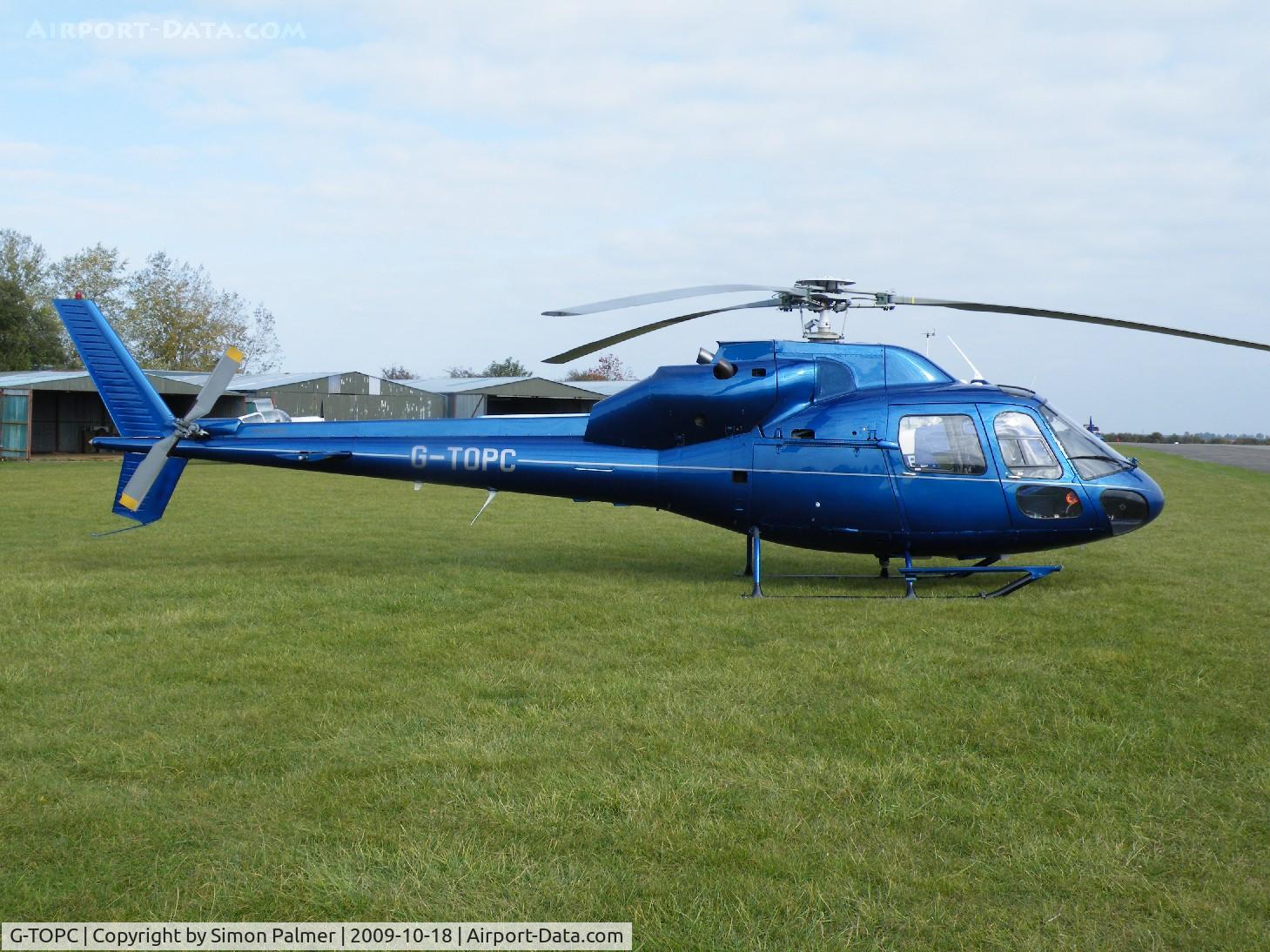 G-TOPC, 1983 Aerospatiale AS-355F-1 Ecureuil 2 C/N 5313, Ecureuil at Hinton-in-the-Hedges airfield