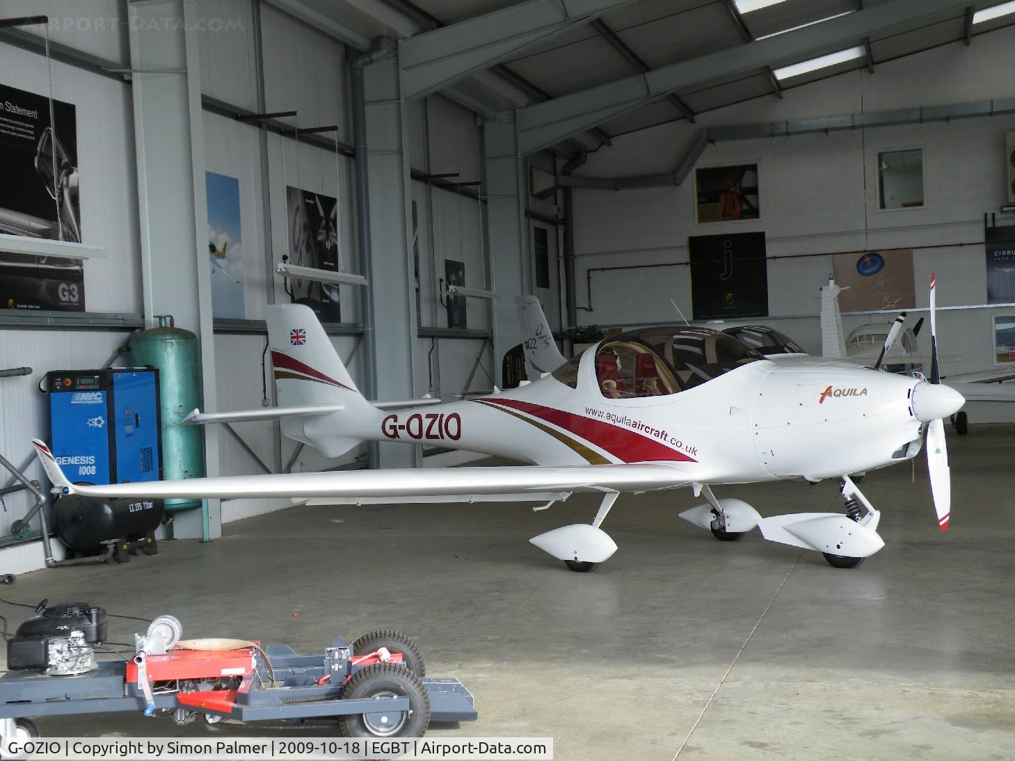 G-OZIO, 2009 Aquila A210 (AT01) C/N AT01-199, Aquila AT-01 based at Turweston aerodrome