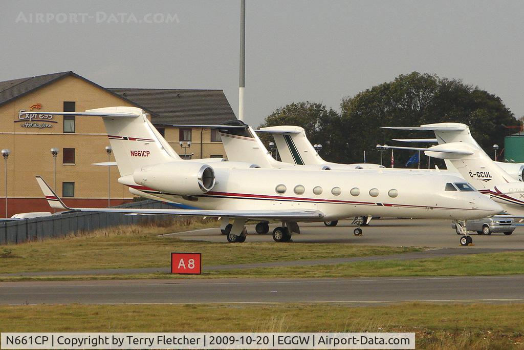 N661CP, 2006 Gulfstream Aerospace GV-SP (G550) C/N 5104, Gulfstream 550 at Luton
