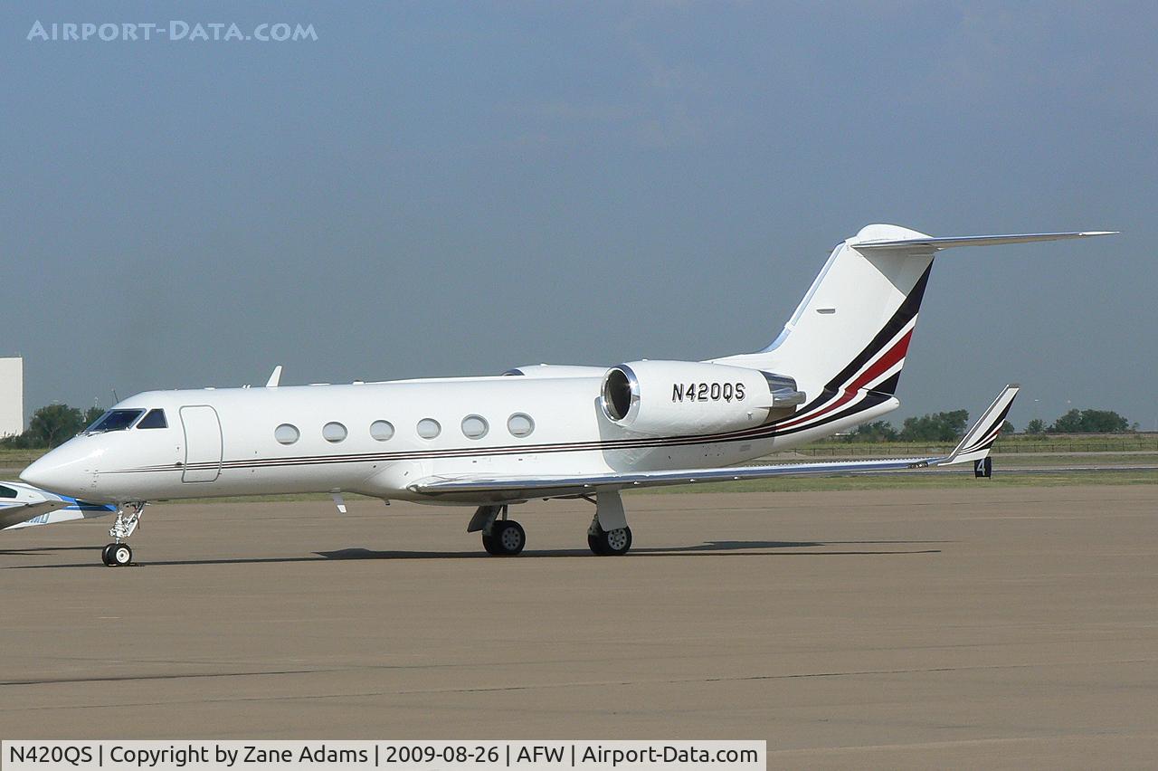 N420QS, 1997 Gulfstream Aerospace G-IV C/N 1320, At Alliance Fort Worth