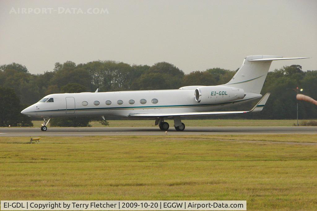 EI-GDL, 2005 Gulfstream Aerospace GV-SP (G550) C/N 5068, Gulfstream 550 at Luton