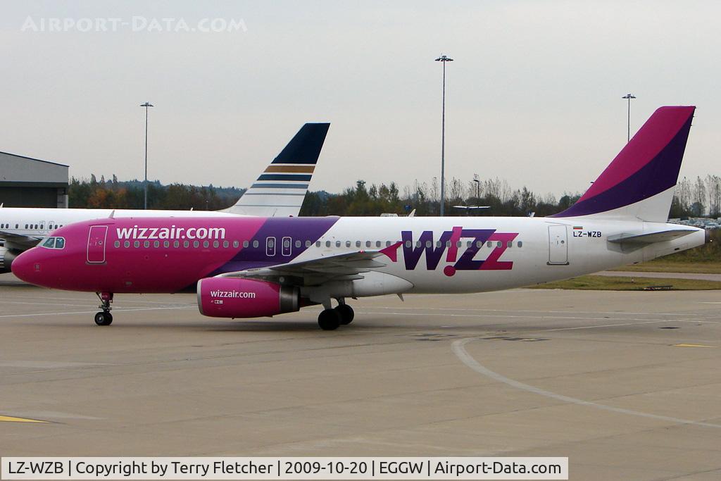 LZ-WZB, 2008 Airbus A320-232 C/N 3562, Wizz Air A320 at Luton