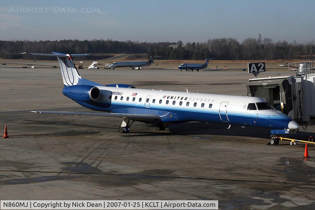 N860MJ, 2003 Embraer Embraer EMB-145LR C/N 145773, KCLT