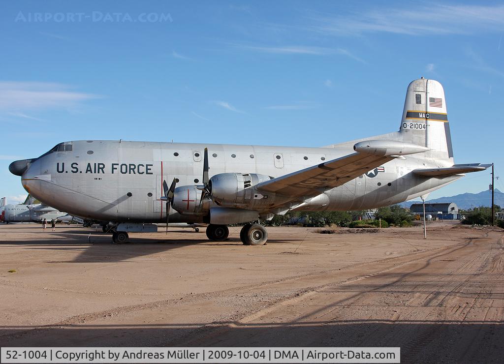 52-1004, 1952 Douglas C-124C Globemaster II C/N 43913, Pima Air & Space Museum.