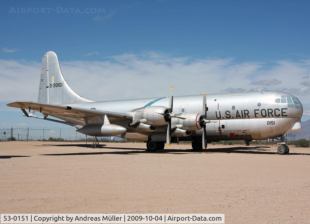 53-0151, Boeing KC-97G Stratotanker C/N 16933, Pima Air & Space Museum.
