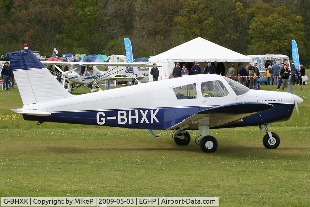 G-BHXK, 1965 Piper PA-28-140 Cherokee C/N 28-21106, Pictured during the 2009 Microlight Trade Fair.