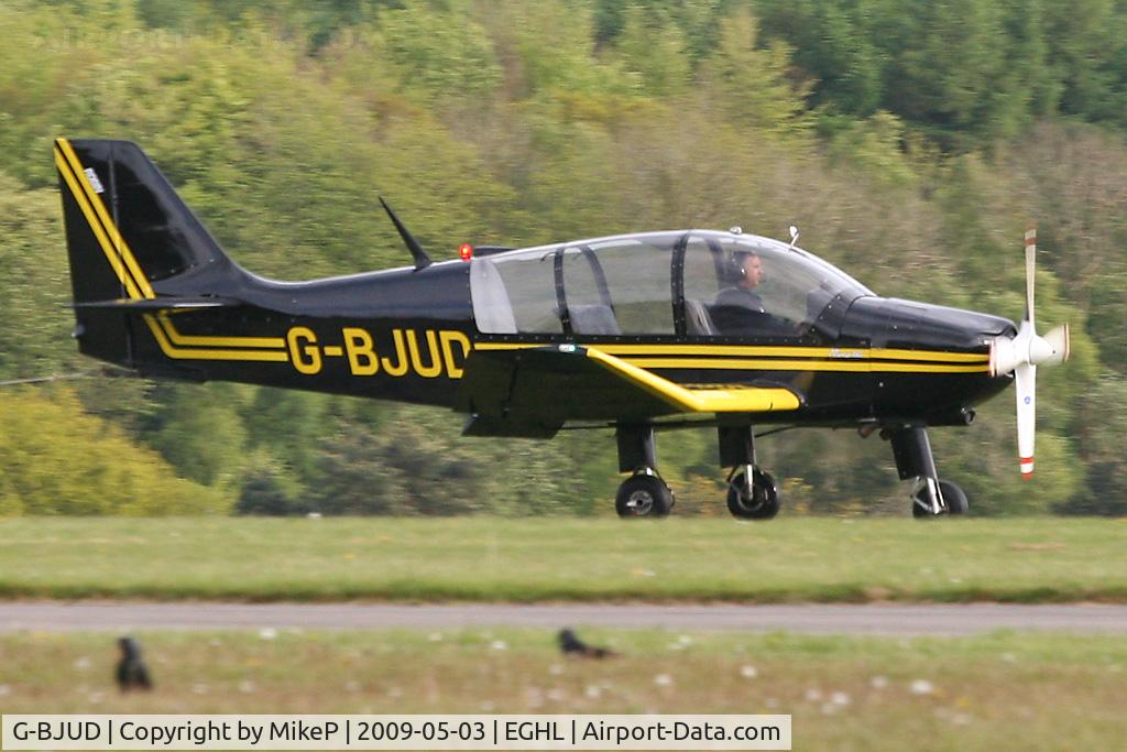 G-BJUD, 1973 Robin DR-400-180R Remorqueur Regent C/N 870, Landing back at Lasham.