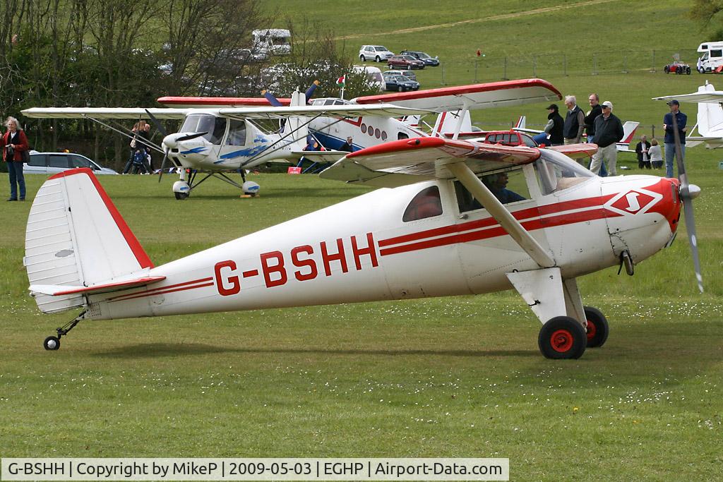 G-BSHH, 1946 Luscombe 8E Silvaire C/N 3981, Pictured during the 2009 Microlight Trade Fair.
