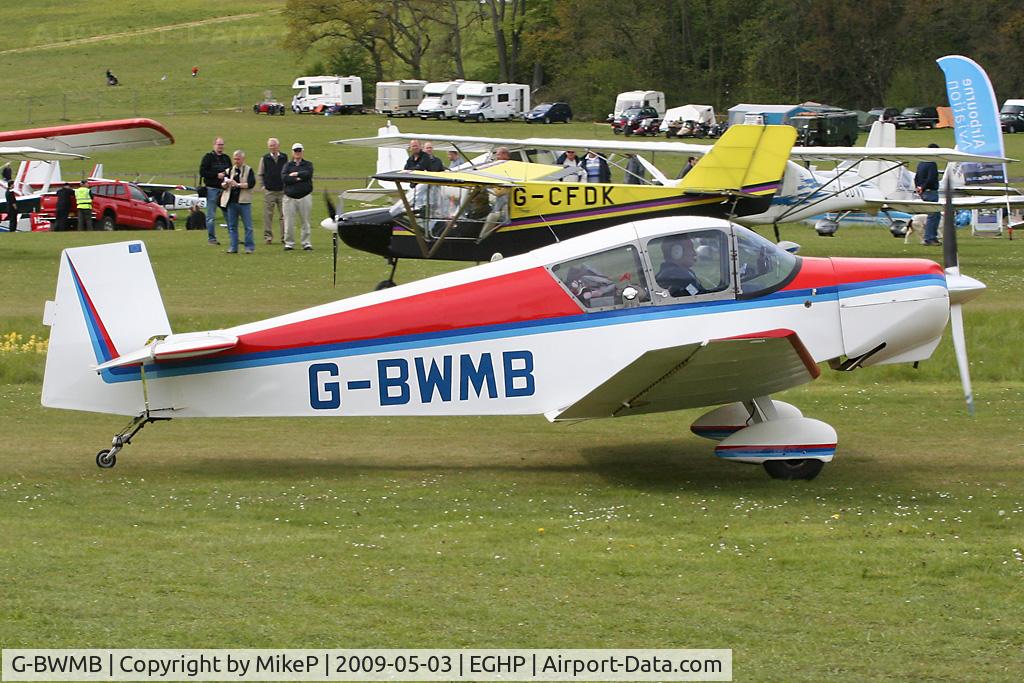 G-BWMB, 1956 Jodel D-119 C/N 77, Pictured during the 2009 Microlight Trade Fair.