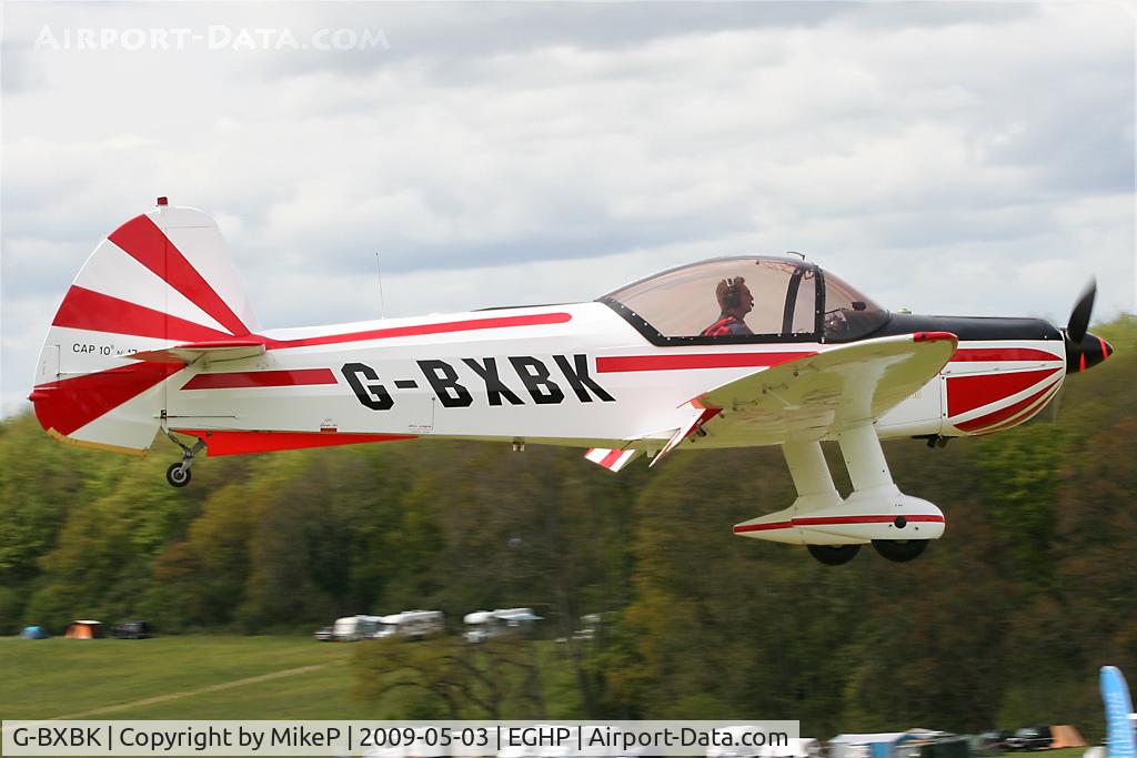 G-BXBK, 1972 Mudry CAP-10B C/N 17, Popping in for Fuel.