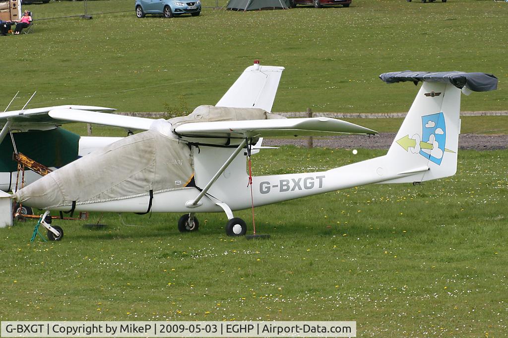G-BXGT, 1997 Iniziative Industriali Italiane Sky Arrow 650TC C/N PFA 298-13085, Pictured during the 2009 Microlight Trade Fair.