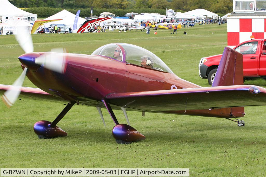 G-BZWN, 2001 Vans RV-8 C/N PFA 303-13692, Different angle, different colour.