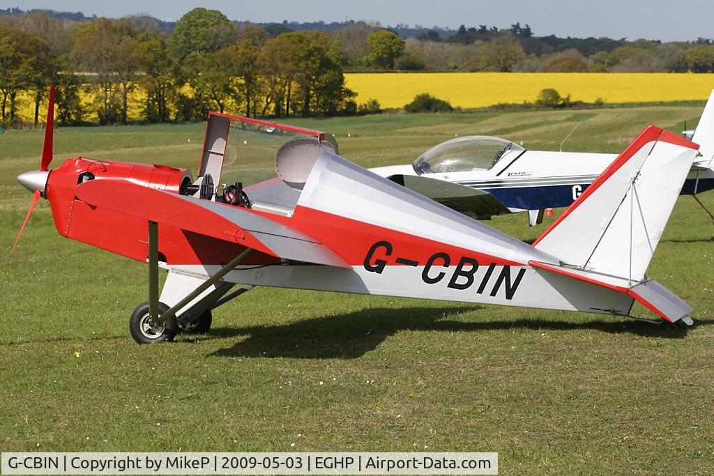 G-CBIN, 2002 Team Mini-Max 91 C/N PFA 186-13111, Pictured during the 2009 Microlight Trade Fair.
