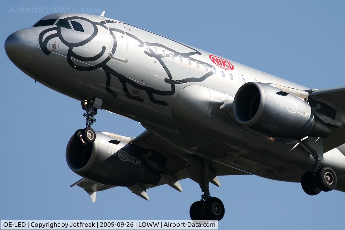 OE-LED, 2008 Airbus A319-112 C/N 3407, Niki Airbus A319-112, c/n: 3407