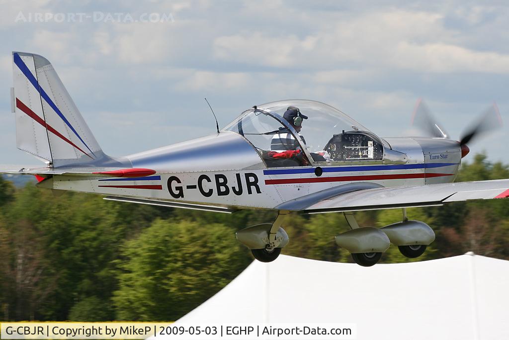 G-CBJR, 2002 Evektor-Aerotechnik EV-97 Eurostar C/N PFA 315-13845, Pictured during the 2009 Microlight Trade Fair.