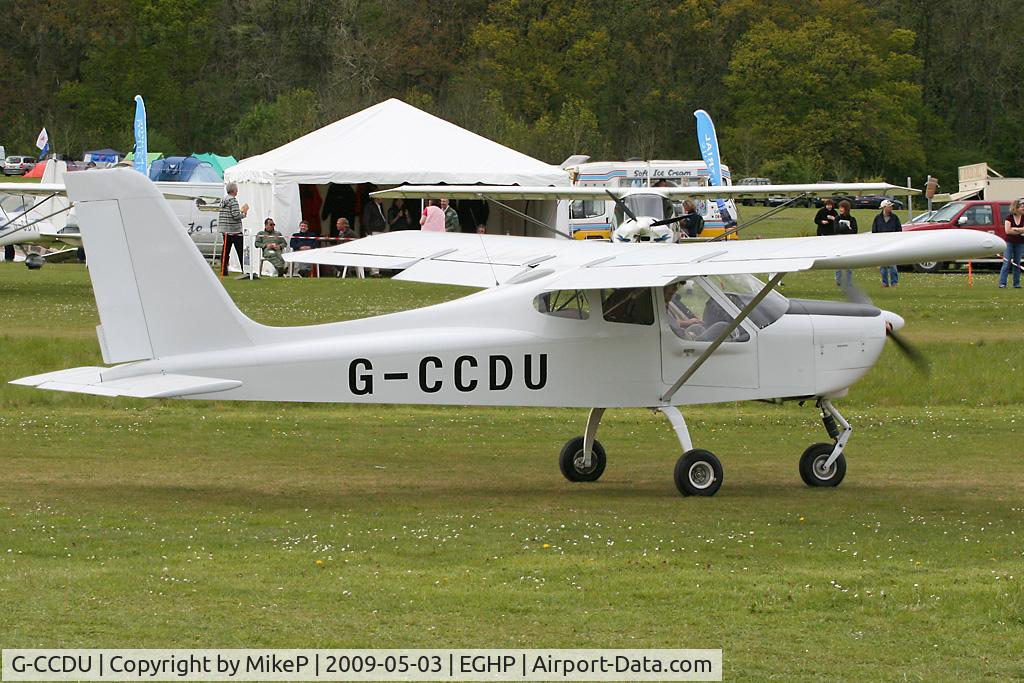 G-CCDU, 2003 Tecnam P-92EM Echo C/N PFA 318-13721, Pictured during the 2009 Microlight Trade Fair.