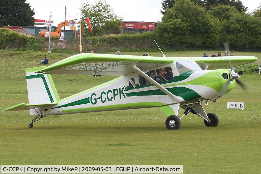 G-CCPK, 1995 Murphy Rebel C/N 274R, Pictured during the 2009 Microlight Trade Fair.