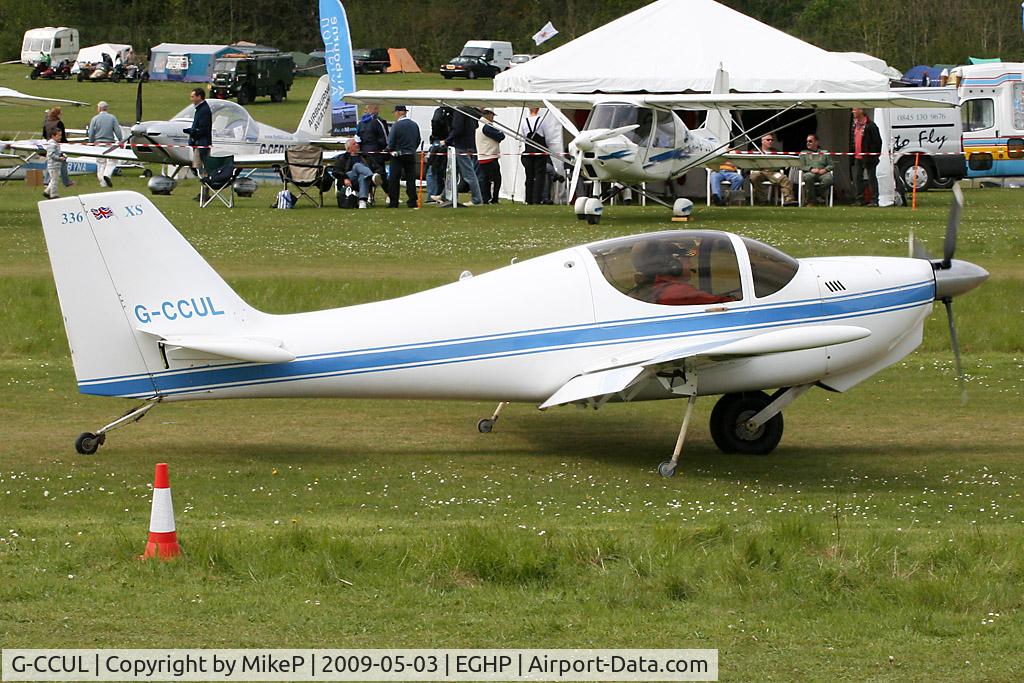 G-CCUL, 2004 Europa XS Monowheel C/N PFA 247-13119, Pictured during the 2009 Microlight Trade Fair.