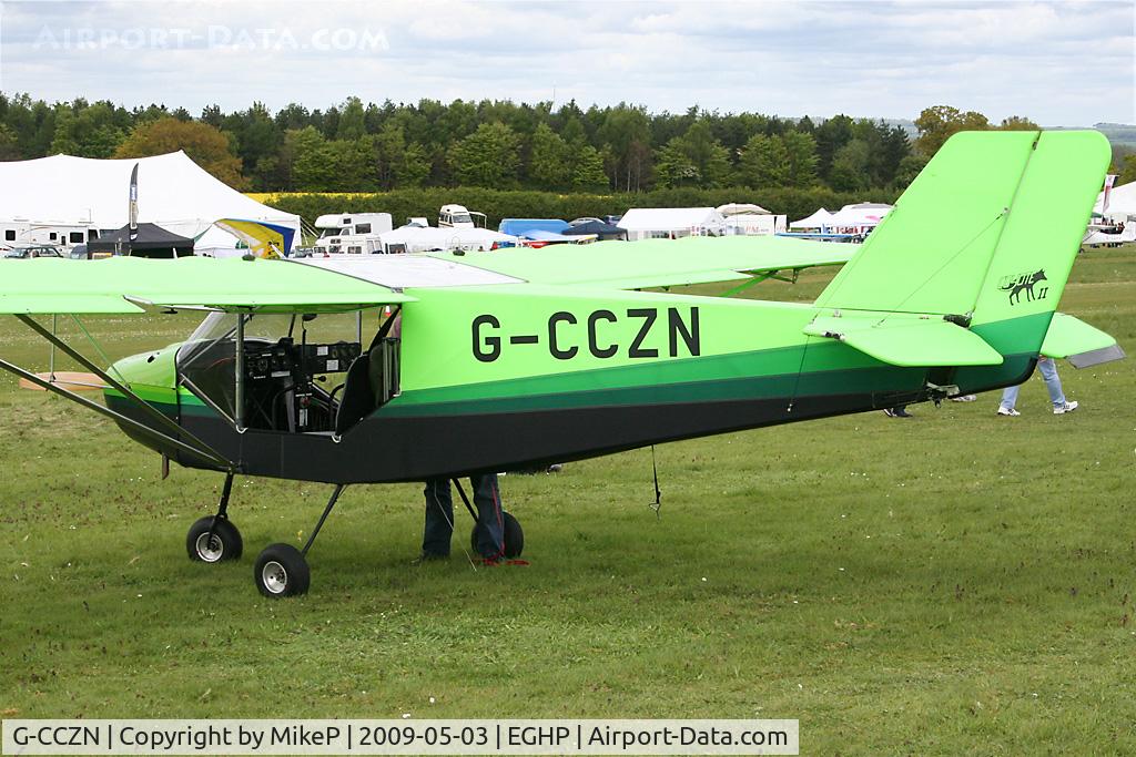 G-CCZN, 2005 Rans S-6ES Coyote II C/N PFA 204-14275, Pictured during the 2009 Microlight Trade Fair.