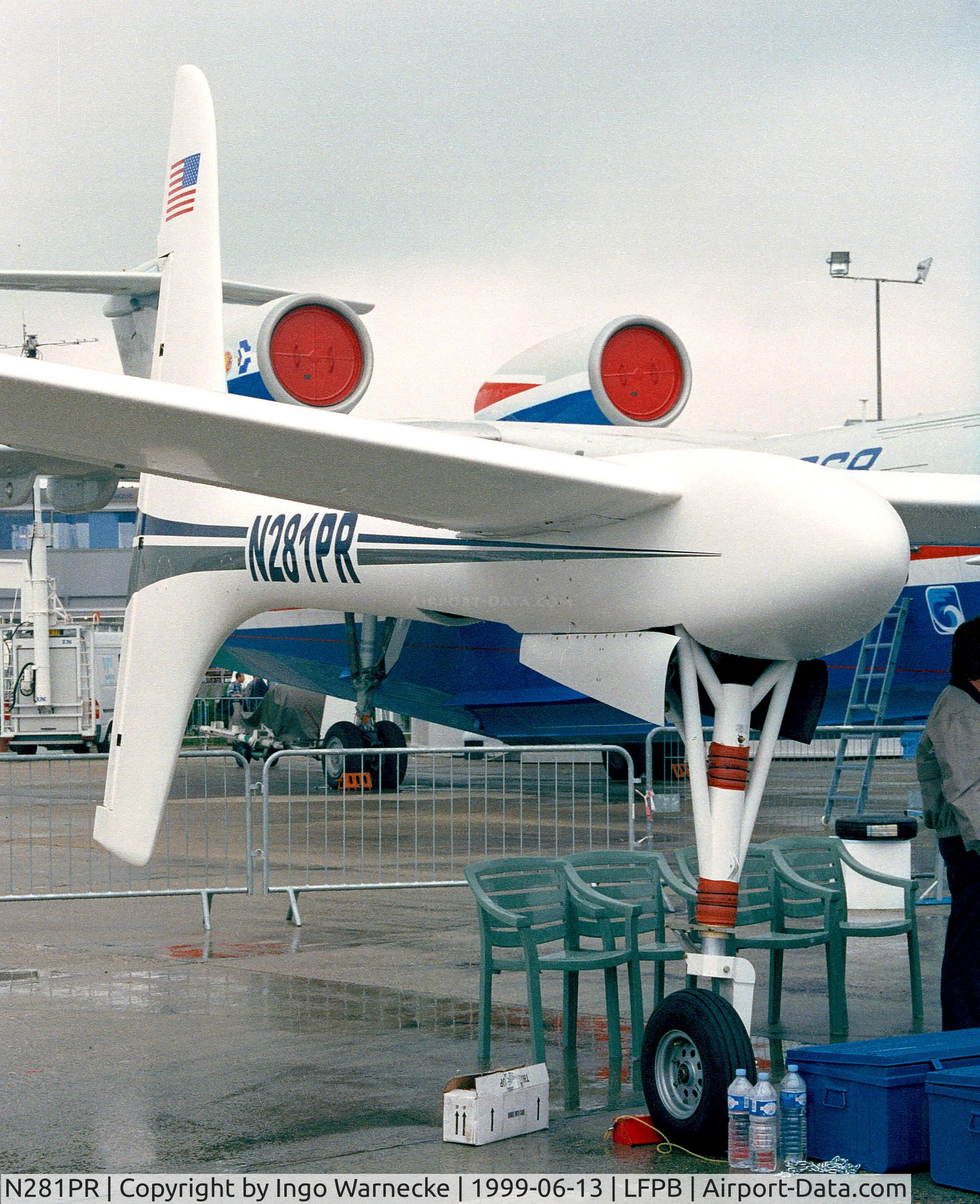 N281PR, 1998 Scaled Composites 281 C/N 001, Scaled Composites (Rutan) 281 Proteus at the Aerosalon 1999, Paris