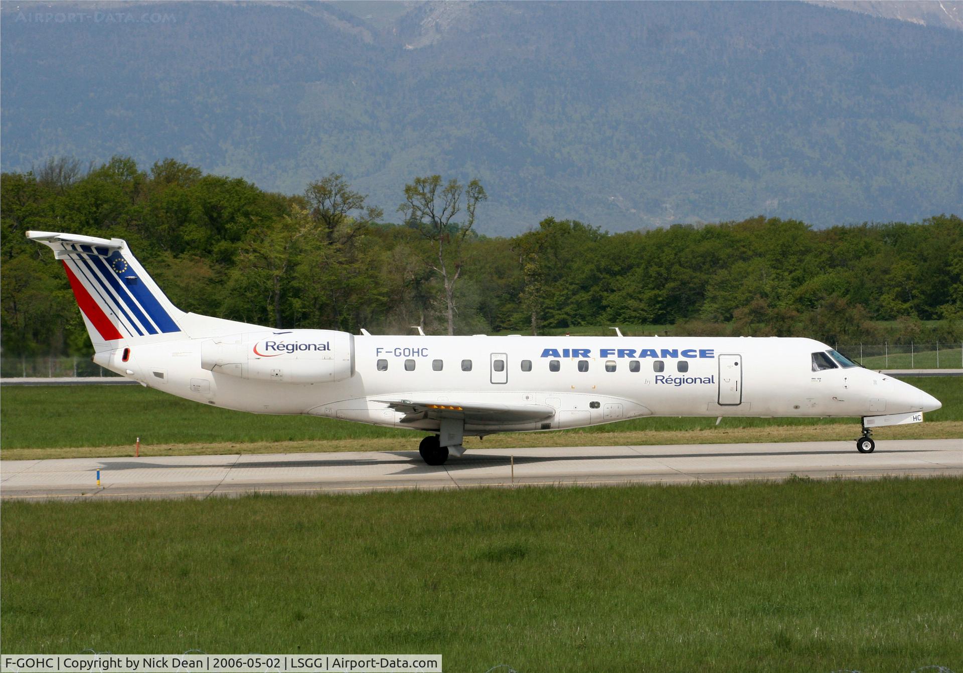 F-GOHC, 2000 Embraer ERJ-135ER (EMB-135ER) C/N 145243, LSGG