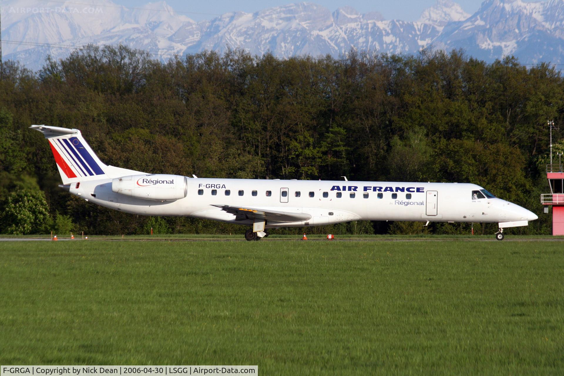 F-GRGA, 1997 Embraer EMB-145EU (ERJ-145EU) C/N 145008, LSGG