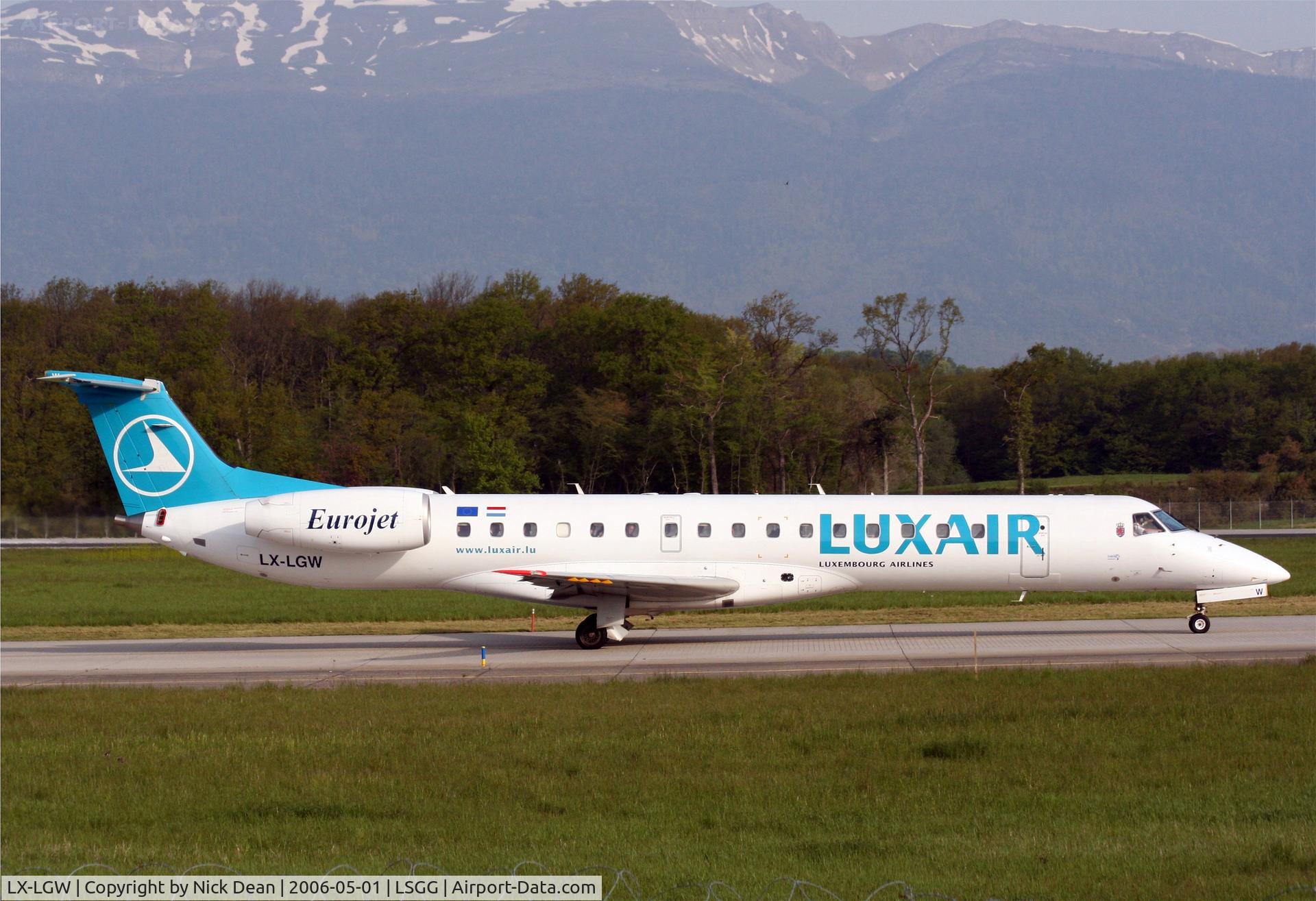 LX-LGW, 1999 Embraer EMB-145LU (ERJ-145LU) C/N 145135, LSGG