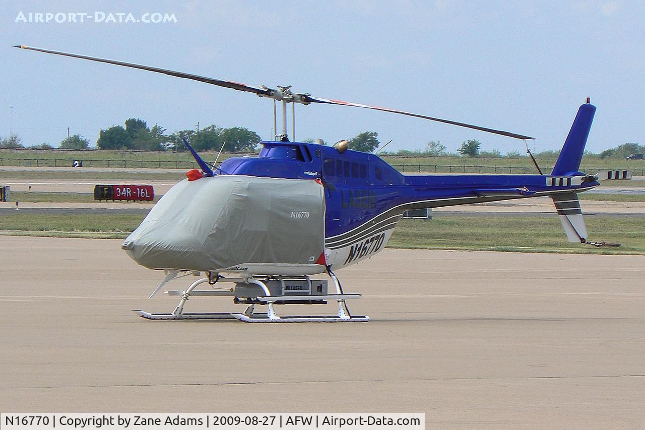 N16770, 1977 Bell 206B JetRanger II C/N 2147, At Alliance Fort Worth