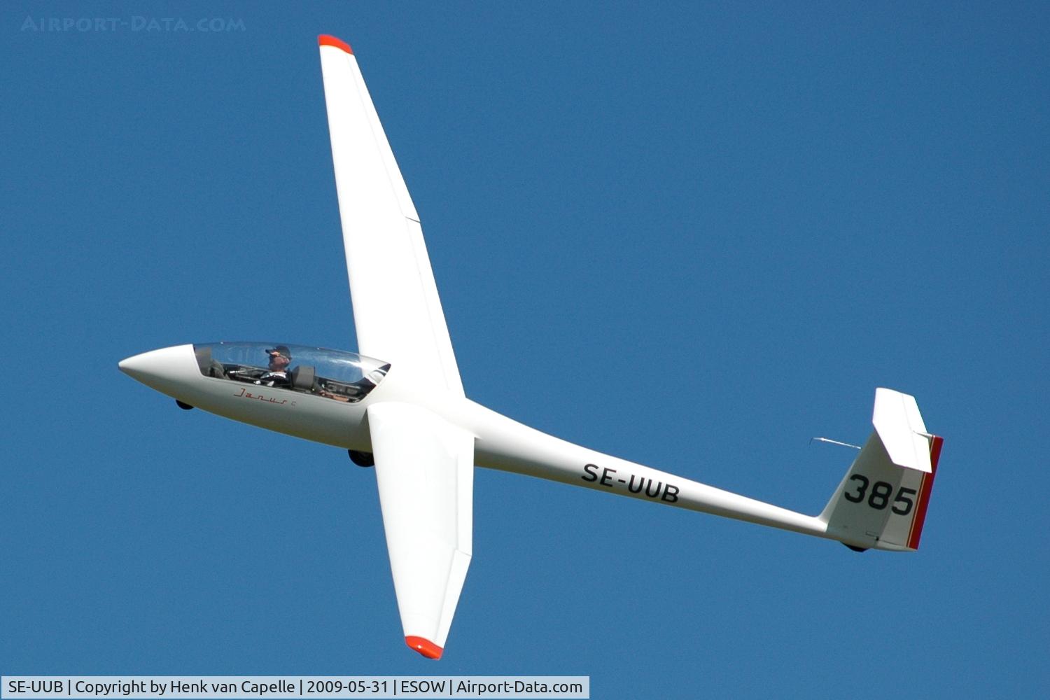 SE-UUB, 1980 Schempp-Hirth Janus C C/N 111, Janus C glider at Västerås Hässlö airport, Sweden