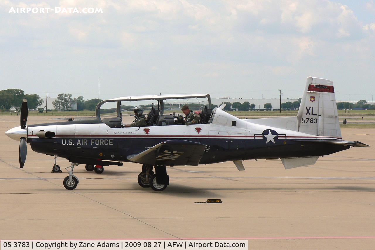 05-3783, Raytheon T-6A Texan II C/N PT-335, USAF T-38 at Alliance Forth Worth