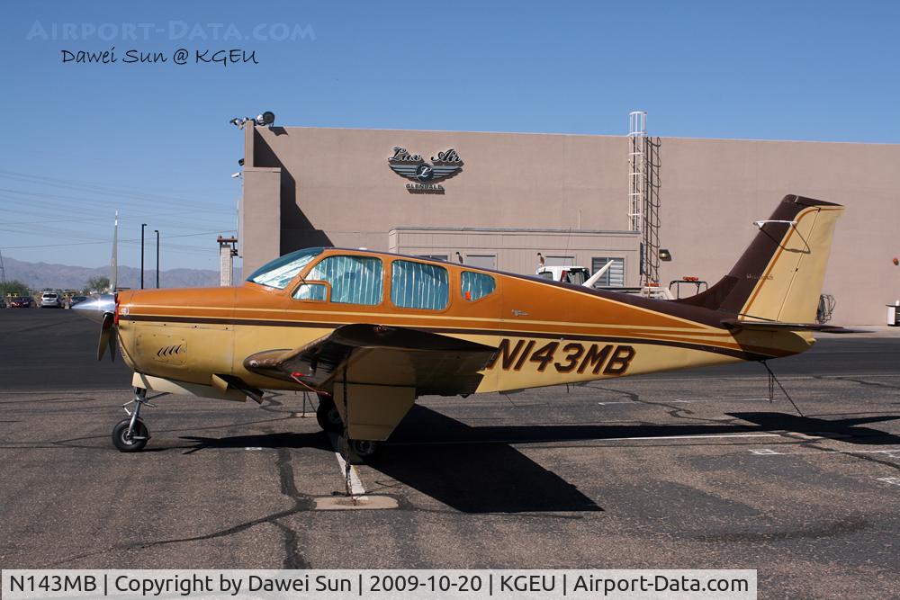 N143MB, 1963 Beech 35-B33 Debonair C/N CD-693, KGEU