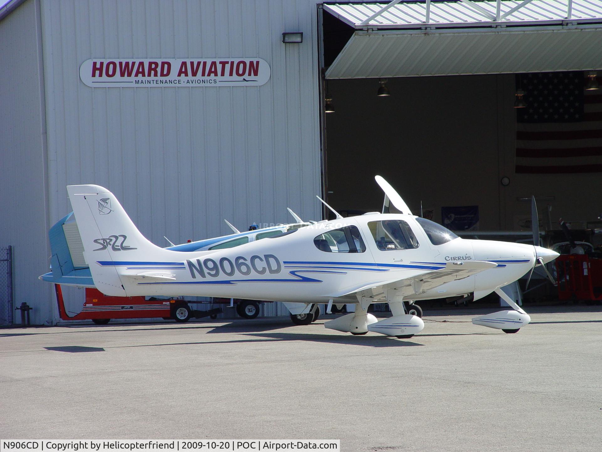 N906CD, 2003 Cirrus SR22 C/N 0523, Parked at Howard Aviation