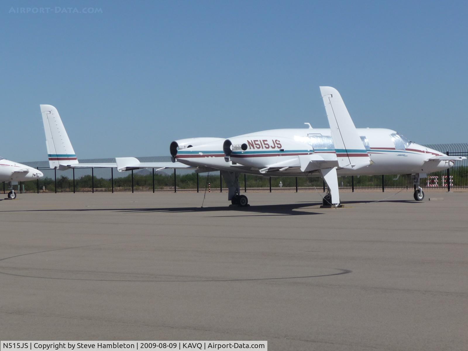 N515JS, 1995 Beech Starship C/N NC-52, One of 6 Beech Starships at Marana (Avra Valley)