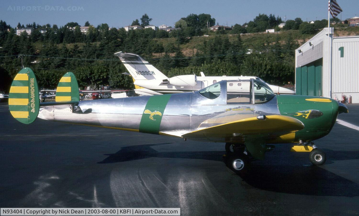 N93404, 1946 Erco 415C Ercoupe C/N 727, KBFI