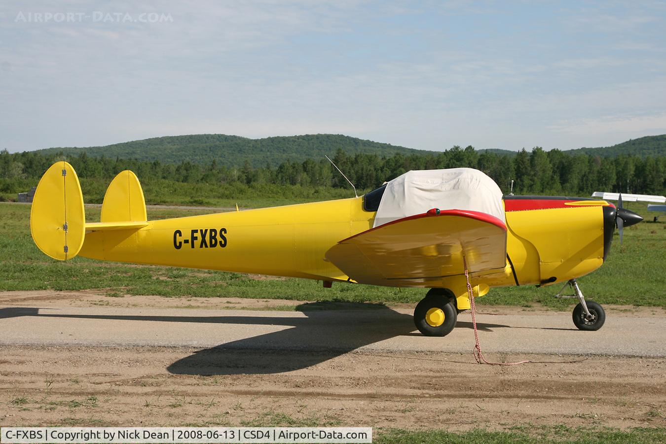 C-FXBS, 1947 Erco 415DX Ercoupe C/N 2316X, CSD4 (Mont Laurier Quebec)