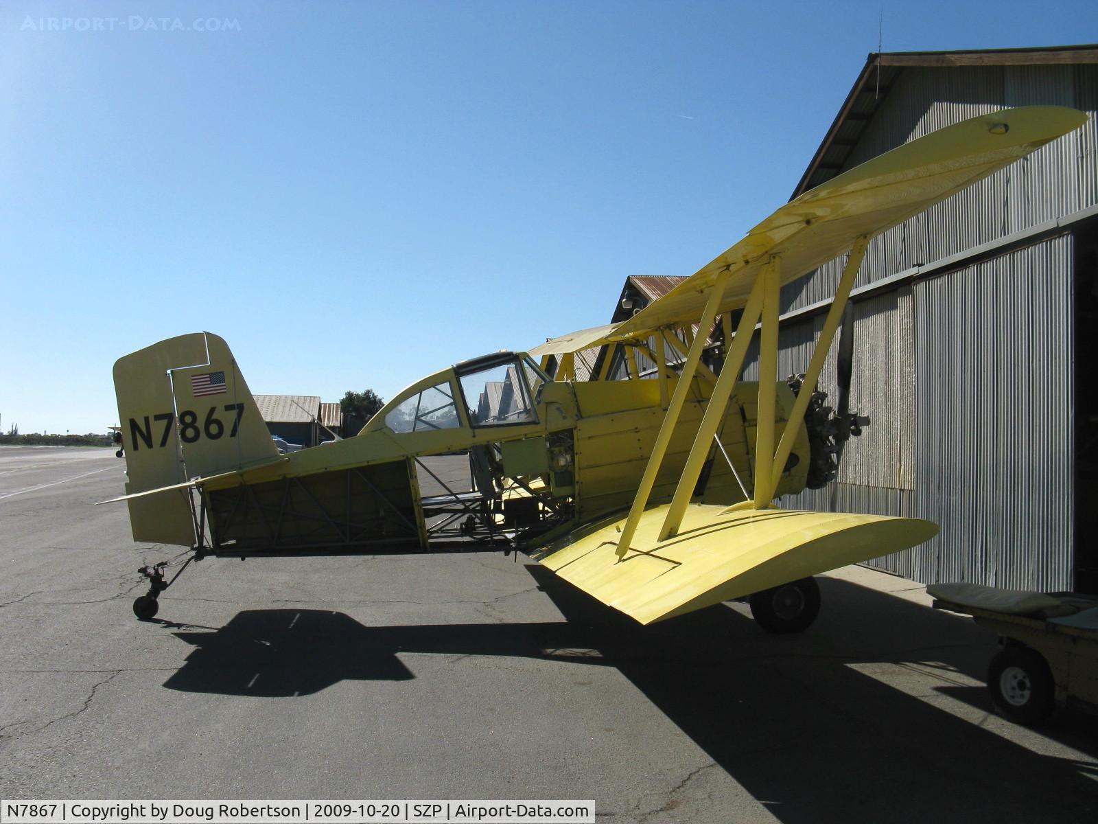 N7867, 1972 Grumman-Schweizer G-164A C/N 999, Grumman-Schweizer G-164A AG-CAT, Pratt & Whitney R-1340 600 Hp, Restricted class, panels off for maintenance