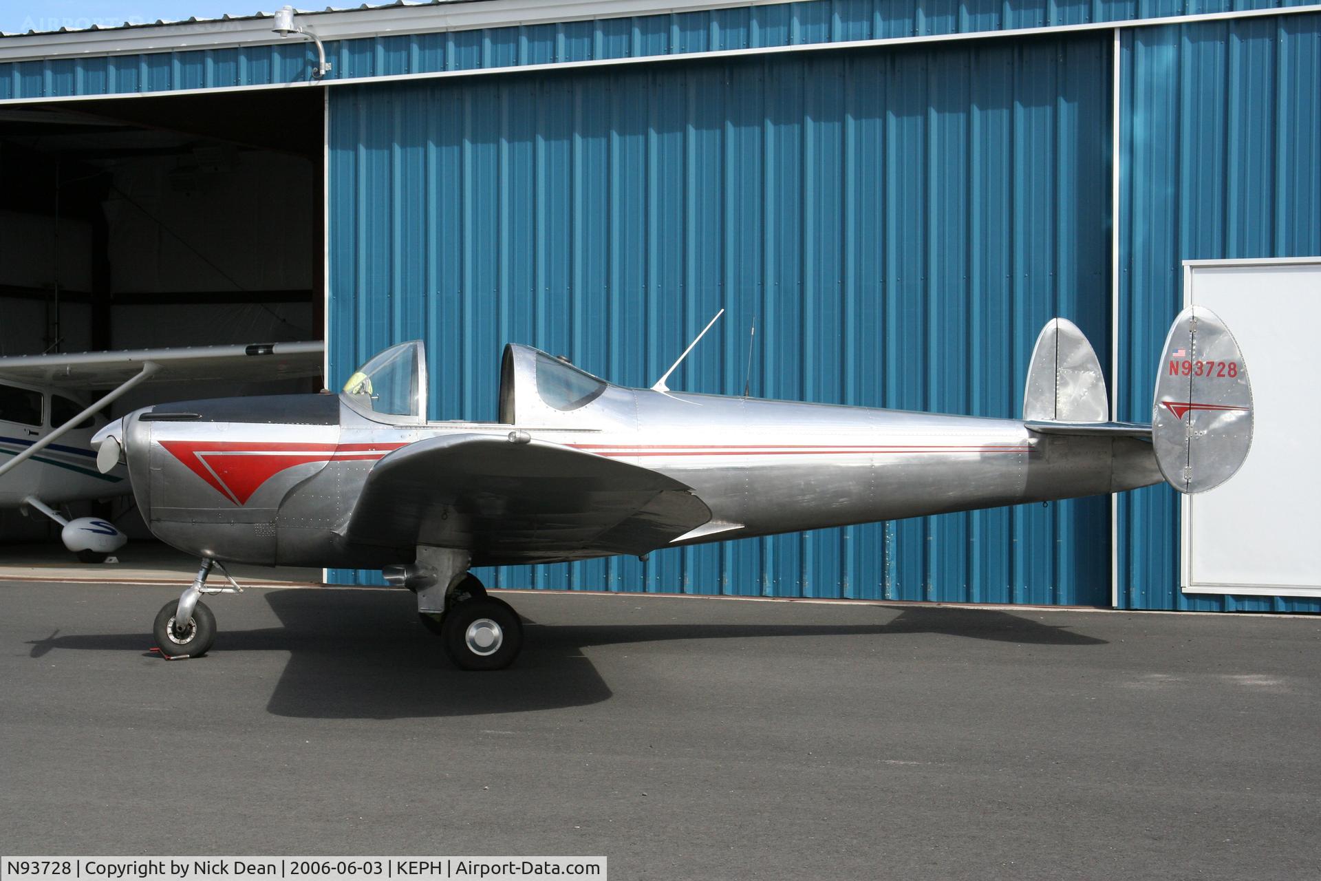 N93728, 1946 Erco 415C Ercoupe C/N 1051, KEPH