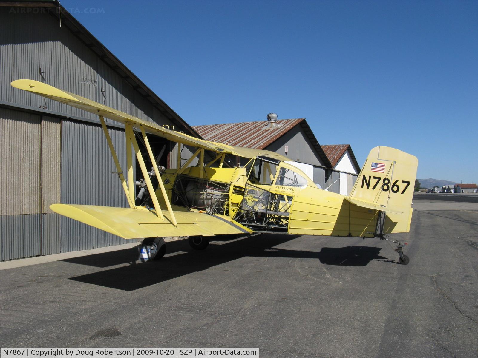 N7867, 1972 Grumman-Schweizer G-164A C/N 999, Grumman-Schweizer G-164A AG-CAT, Pratt & Whitney R-1340 600 Hp. Restricted class, panels off for maintenance