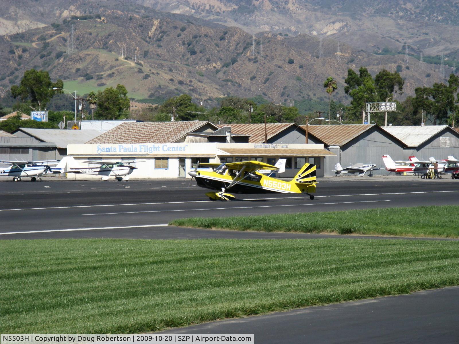 N5503H, 1978 Bellanca 8KCAB Super Decathlon C/N 413-78, 1978 Bellanca 8KCAB SUPER DECATHLON, Lycoming AEIO-360 180 Hp, taxi off Rwy 22